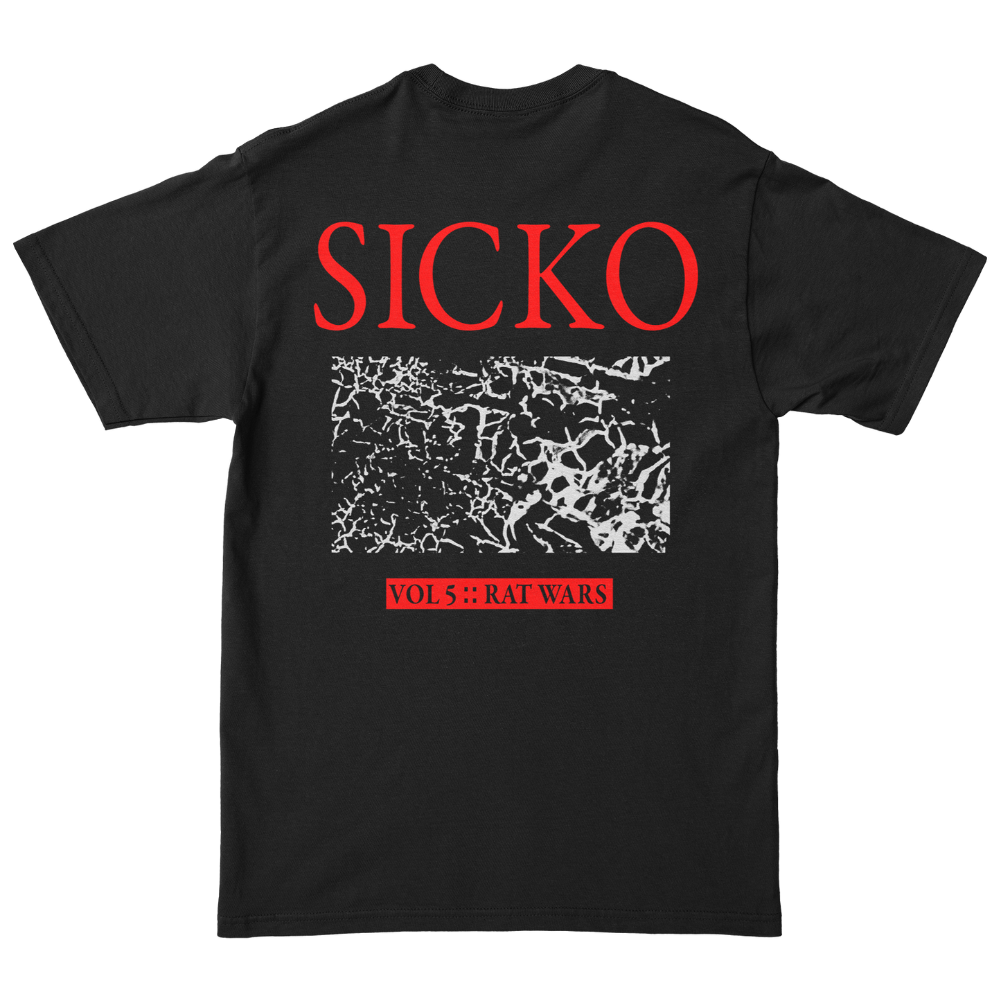 "SICKO" Black T-Shirt