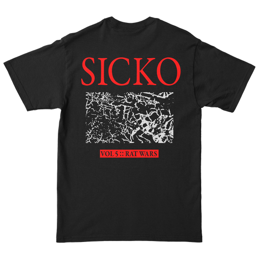 "SICKO" Black T-Shirt