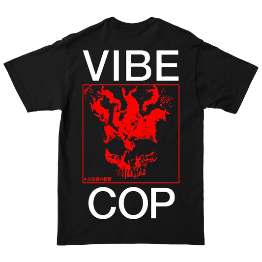 "VIBE COP TOUR" Black T-Shirt