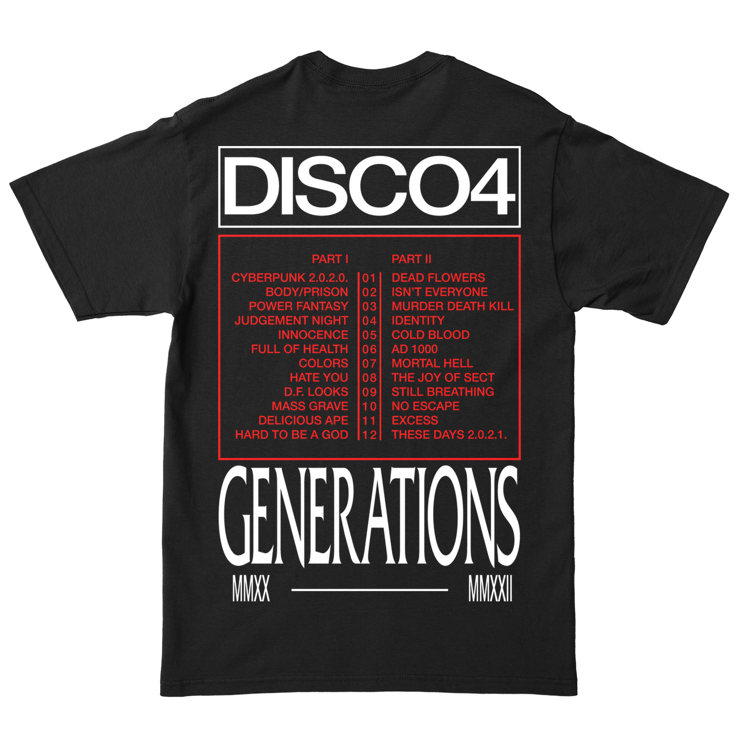 "GENERATIONS II" Black T-Shirt