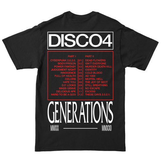 "GENERATIONS II" Black T-Shirt