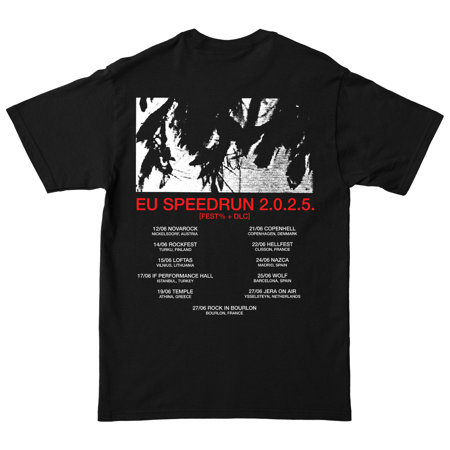 "TRASH DECADE" Black T-Shirt