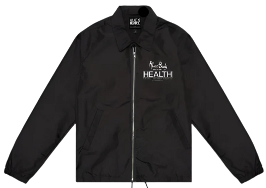 "HEALTH x AlienBody (Killer Elite Variant)" Black Windbreaker